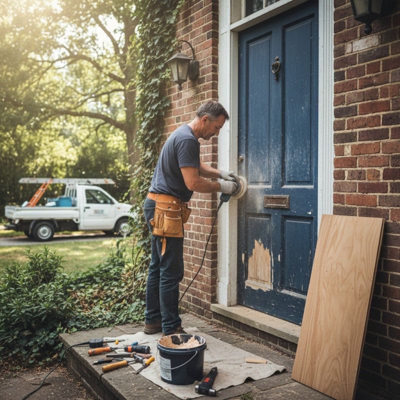 Entrance Door Repair in Conroe, TX